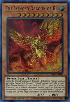 2020 Yu-Gi-Oh! Legendary Duelists: Rage of Ra English 1st Edition #LED7-EN000b The Winged Dragon of Ra Front