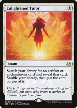 2020 Magic The Gathering Judge Gift Cards 2020 #002 Enlightened Tutor Front
