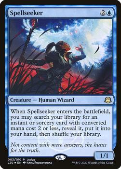 2020 Magic The Gathering Judge Gift Cards 2020 #003 Spellseeker Front