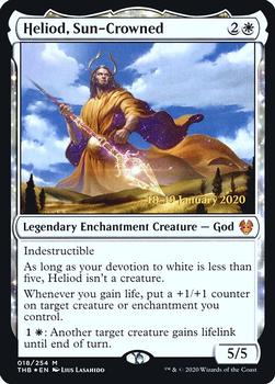 2020 Magic The Gathering Theros Beyond Death - Date-stamped Promos #018 Heliod, Sun-Crowned Front