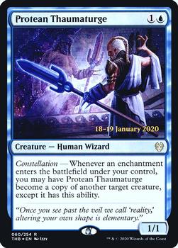 2020 Magic The Gathering Theros Beyond Death - Date-stamped Promos #060 Protean Thaumaturge Front