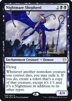 2020 Magic The Gathering Theros Beyond Death - Date-stamped Promos #108 Nightmare Shepherd Front