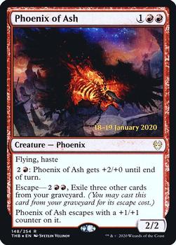 2020 Magic The Gathering Theros Beyond Death - Date-stamped Promos #148 Phoenix of Ash Front