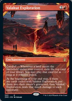 2020 Magic the Gathering Zendikar Rising #303 Valakut Exploration Front