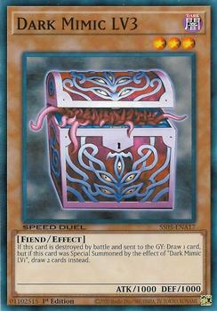 2020 Yu-Gi-Oh! Twisted Nightmares English 1st Edition #SS05-ENA17 Dark Mimic LV3 Front