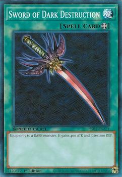 2020 Yu-Gi-Oh! Twisted Nightmares English 1st Edition #SS05-ENA21 Sword of Dark Destruction Front