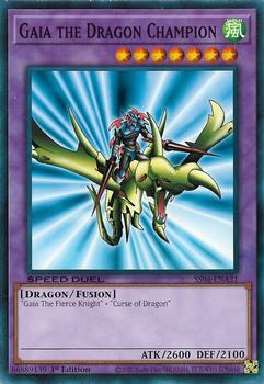 2020 Yu-Gi-Oh! Match of the Millennium English 1st Edition  #SS04-ENA31 Gaia the Dragon Champion Front