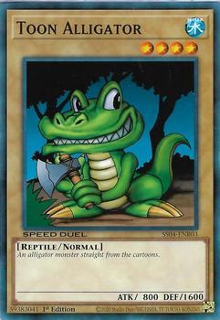 2020 Yu-Gi-Oh! Match of the Millennium English 1st Edition  #SS04-ENB03 Toon Alligator Front