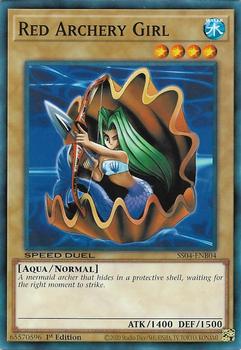 2020 Yu-Gi-Oh! Match of the Millennium English 1st Edition  #SS04-ENB04 Red Archery Girl Front