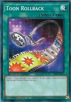 2020 Yu-Gi-Oh! Match of the Millennium English 1st Edition  #SS04-ENB21 Toon Rollback Front