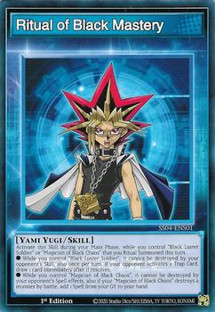 2020 Yu-Gi-Oh! Match of the Millennium English 1st Edition  #SS04-ENS01 Ritual of Black Mastery Front