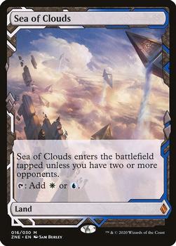 2020 Magic the Gathering Zendikar Rising - Expeditions #016/030 Sea of Clouds Front