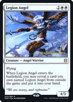 2020 Magic the Gathering Zendikar Rising - Prerelease Promos #023 Legion Angel Front