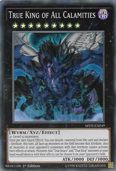 2019 Yu-Gi-Oh! Mystic Fighters English 1st Edition #MYFI-EN049 True King of All Calamities Front