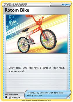 2020 Pokemon Sword & Shield Champion's Path #063/073 Rotom Bike Front