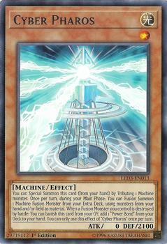 2018 Yu-Gi-Oh! Legendary Duelists: White Dragon Abyss English 1st Edition #LED3-EN013 Cyber Pharos Front