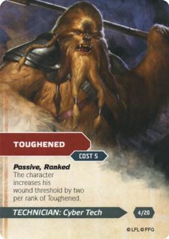 2013 Fantasy Flight Games Star Wars Edge of the Empire Specialization Deck Technician Cyber Tech #4 Toughened Front