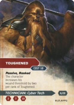 2013 Fantasy Flight Games Star Wars Edge of the Empire Specialization Deck Technician Cyber Tech #6 Toughened Front
