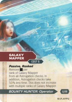 2013 Fantasy Flight Games Star Wars Edge of the Empire Specialization Deck Bounty Hunter Operator #2 Galaxy Mapper Front