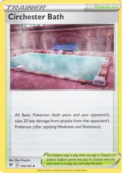 2020 Pokemon Sword & Shield Vivid Voltage #150/185 Circhester Bath Front