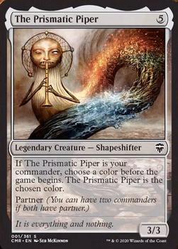 2020 Magic the Gathering Commander Legends #001 The Prismatic Piper Front