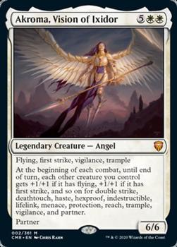 2020 Magic the Gathering Commander Legends #002 Akroma, Vision of Ixidor Front