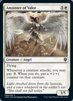 2020 Magic the Gathering Commander Legends #008 Anointer of Valor Front