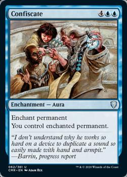 2020 Magic the Gathering Commander Legends #062 Confiscate Front