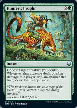 2020 Magic the Gathering Commander Legends #232 Hunter's Insight Front