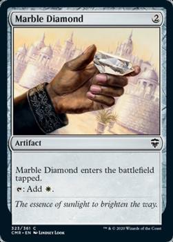 2020 Magic the Gathering Commander Legends #323 Marble Diamond Front