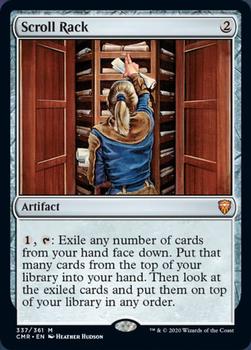 2020 Magic the Gathering Commander Legends #337 Scroll Rack Front