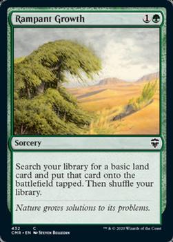 2020 Magic the Gathering Commander Legends #432 Rampant Growth Front
