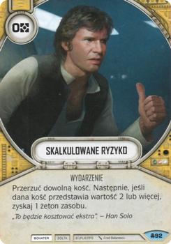 2019 Fantasy Flight Games Star Wars Destiny Convergence (Polish) #92 Skalkulowane ryzyko Front