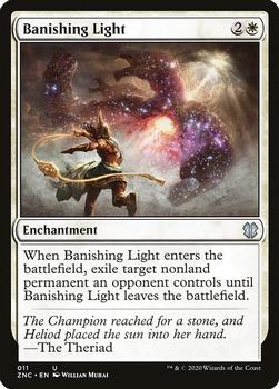 2020 Magic the Gathering Zendikar Rising Commander #011 Banishing Light Front