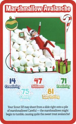 2020 Top Trumps Elf on the Shelf a Christmas Tradition #NNO Marshmallow Avalanche Front