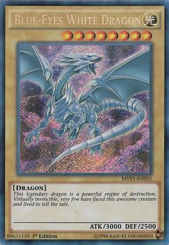 2020 Yu-Gi-Oh! The Dark Side of Dimensions Movie Pack Secret Edition #MVP1-ENS55 Blue-Eyes White Dragon Front