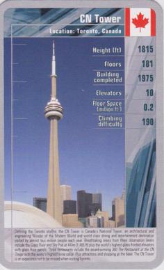 2014 Top Trumps Skyscrapers - US version #NNO CN Tower Front