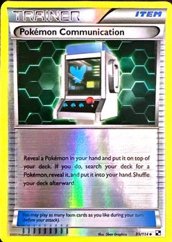 2011 Pokemon Black & White - Reverse Holo #99/114 Pokémon Communication Front