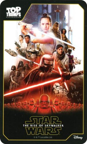 2020 Top Trumps Star Wars The Rise of Skywalker #NNO Poe Dameron Back