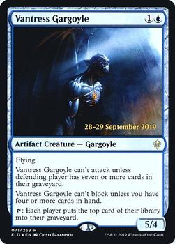 2019 Magic the Gathering Throne of Eldraine - Date-stamped Promos #071/269 Vantress Gargoyle Front