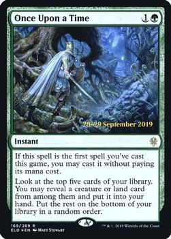 2019 Magic the Gathering Throne of Eldraine - Date-stamped Promos #169/269 Once Upon a Time Front