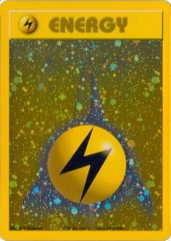2002 Pokemon League Energize Your Game Cycle #NNO Lightning Energy Front