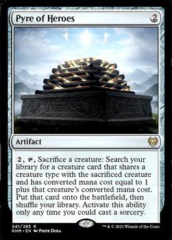 2021 Magic the Gathering Kaldheim #241 Pyre of Heroes Front