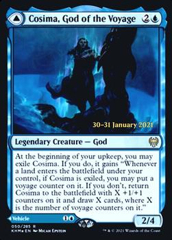 2021 Magic the Gathering Kaldheim - Prerelease Promos #050 Cosima, God of the Voyage / The Omenkeel Front