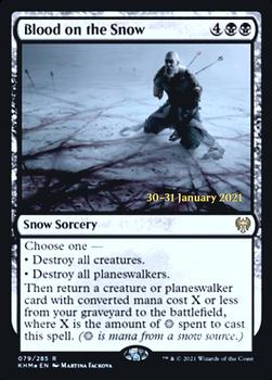 2021 Magic the Gathering Kaldheim - Prerelease Promos #079 Blood on the Snow Front
