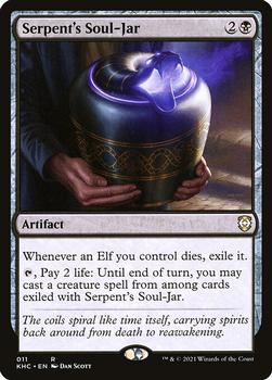 2021 Magic the Gathering Kaldheim Commander #011 Serpent's Soul-Jar Front