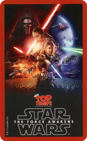 2016 Top Trumps Star Wars The Force Awakens #NNO Title Card Front