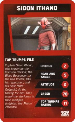 2016 Top Trumps Star Wars The Force Awakens #NNO Sidon Ithano Front