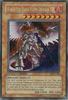 2005 Yu-Gi-Oh! Elemental Energy - Special Edition #EEN-ENSE1 Horus The Black Flame Dragon LV8 Front
