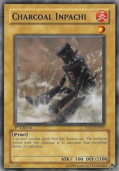 2008 Yu-Gi-Oh! Starter Deck 5D's 1st Edition #5DS1-EN005 Charcoal Inpachi Front